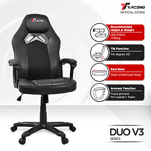 TTRacing Duo V3 Duo V4 Pro Gaming Chair Ergonomic Office Chair Kerusi Gaming Seat - 2 Years Official Warranty hanya RM399.00 di Shopee