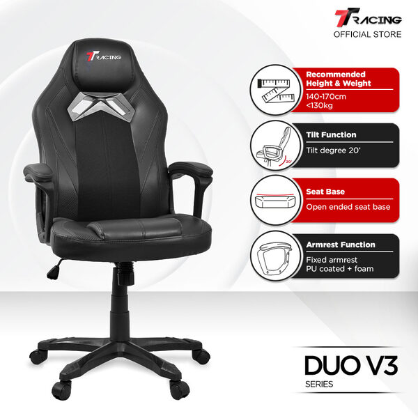 TTRacing Duo V3 Duo V4 Pro Gaming Chair Ergonomic Office Chair Kerusi Gaming Seat - 2 Years Official Warranty hanya RM399.00 di Shopee