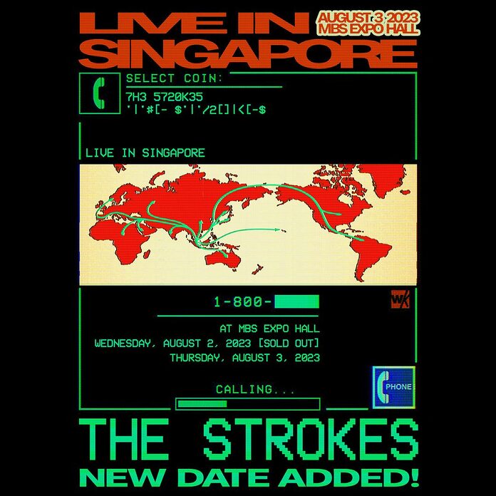 The Strokes, Good Vibes Festival, concert in Singapore