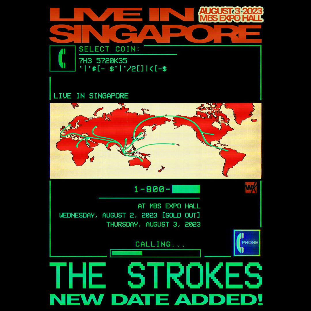 The Strokes, Good Vibes Festival, concert in Singapore