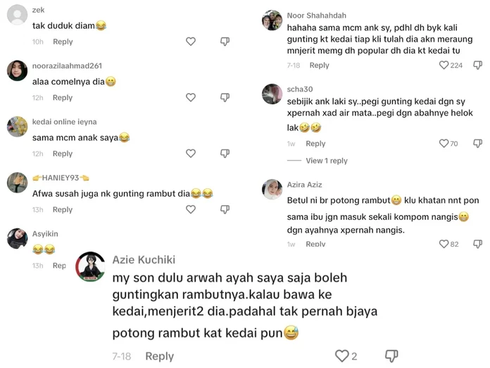 [VIDEO] Netizen Teruja Lihat Tokti Rakam Datuk K Potong Rambut Afwa!