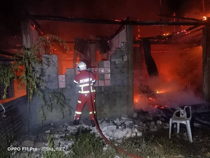 Kota Belud woman, sons hurt after jumping from burning house