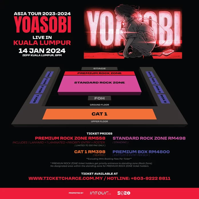 YOASOBI Akan Mengadakan Konsert Solo Pertama Di Kuala Lumpur Pada Januari 2024!