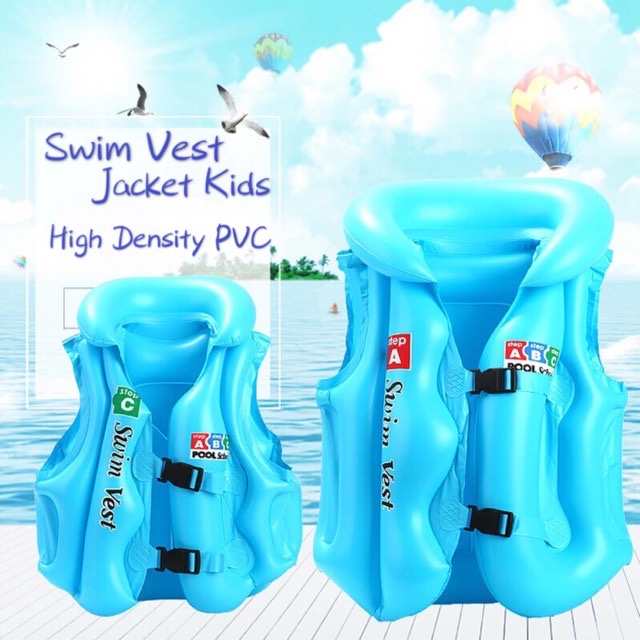 ABC Pool School Children Inflatable Pool Float Life Jacket Vest Baby Swimming Safety Vests