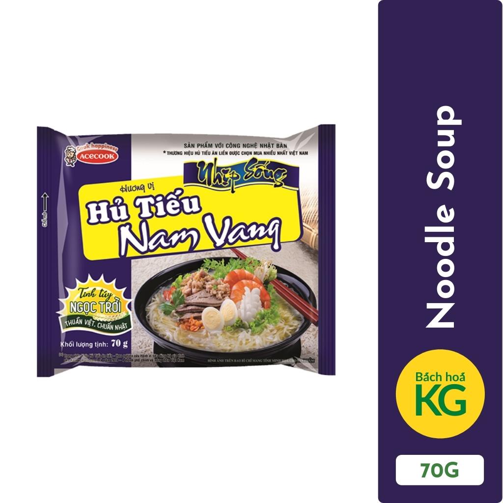 ACECOOK Nam Vang Nhip Song noodle soup 70g pack - Hủ tiếu Nam Vang Nhịp Sống gói 70g - 面条汤 - KG Vietnam