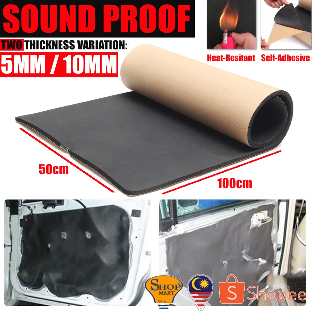 Acoustic Foam Anti Sound Proof Foam Panels Noise Dampening Studio Music Equipment Car Soundproof Carpet Mat