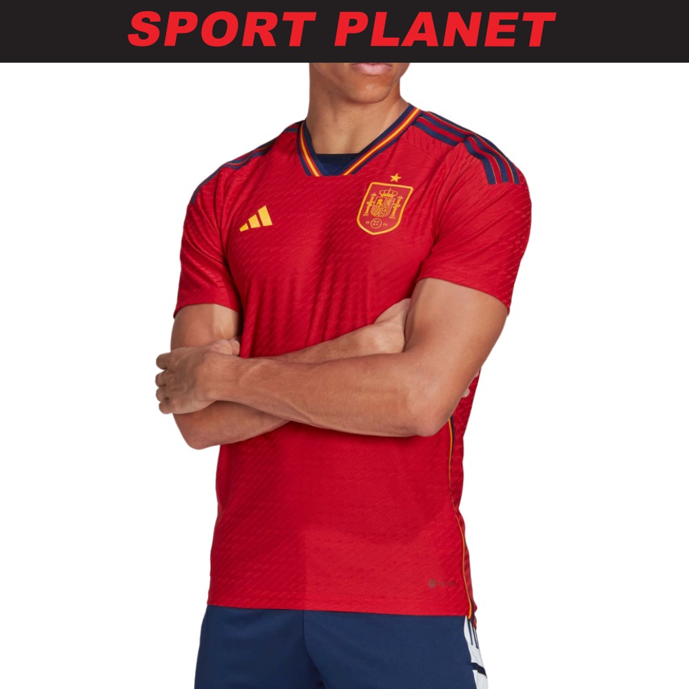 adidas Men Spain 22/23 Home Authentic Jersey Shirt Baju Lelaki (HE2021) Sport Planet 29-01