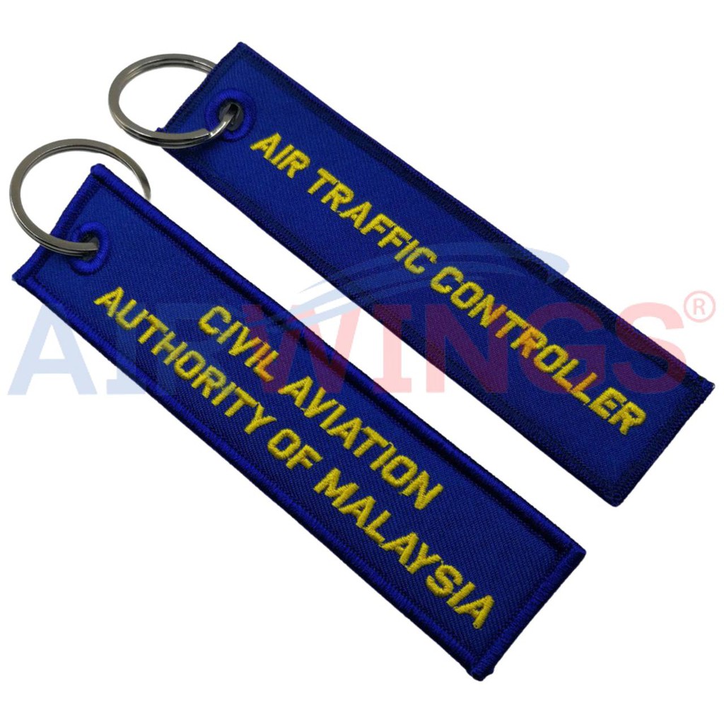 AIRWINGS AIR TRAFFIC CONTROLLER CAAM EMBROIDERED KEY TAG