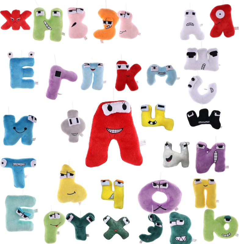 Alphabet Lore Russian Letter Plush Toy Pillow Perfect Gift For Kids To Learn And Play With