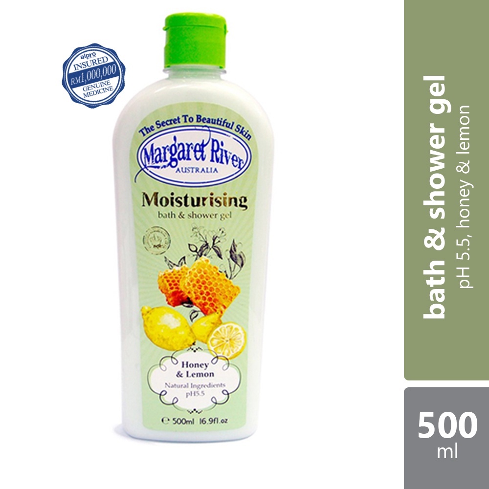 Alpro Pharmacy Exclusive - Margaret River Moisturising Honey & Lemon Bath & Shower Gel (500ml)