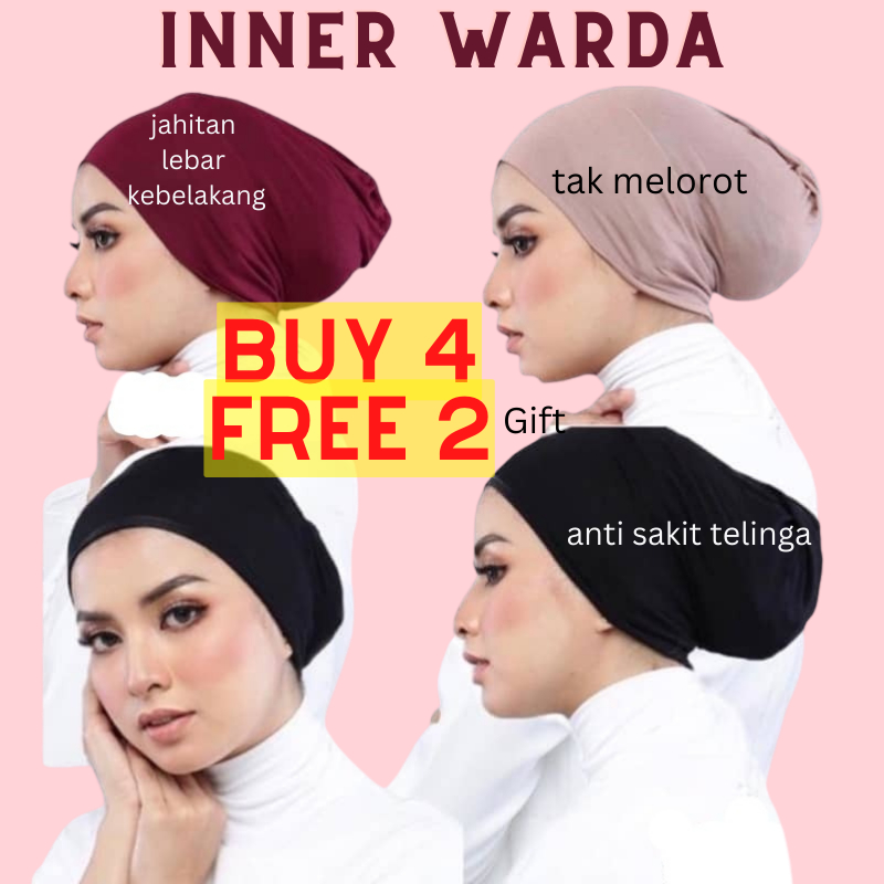 Anak tudung inner warda cotton scarf tudung snowcap