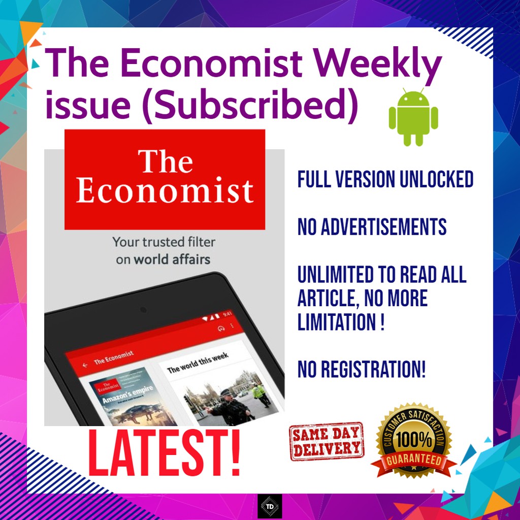 [Android App] The Economist - Weekly Issue / Economist Espresso (Subscribed) - similar to Bloomberg Stock Investing