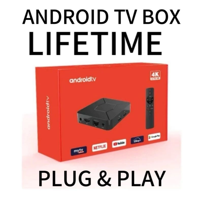 ANDROID TV BOX MANTAP DAN PADU LIFETIME TVBOX ANDROIDBOX ANDROIDTV SMARTTV STREAMING PLAYER FULL SETUP PLUG & PLAY 4K