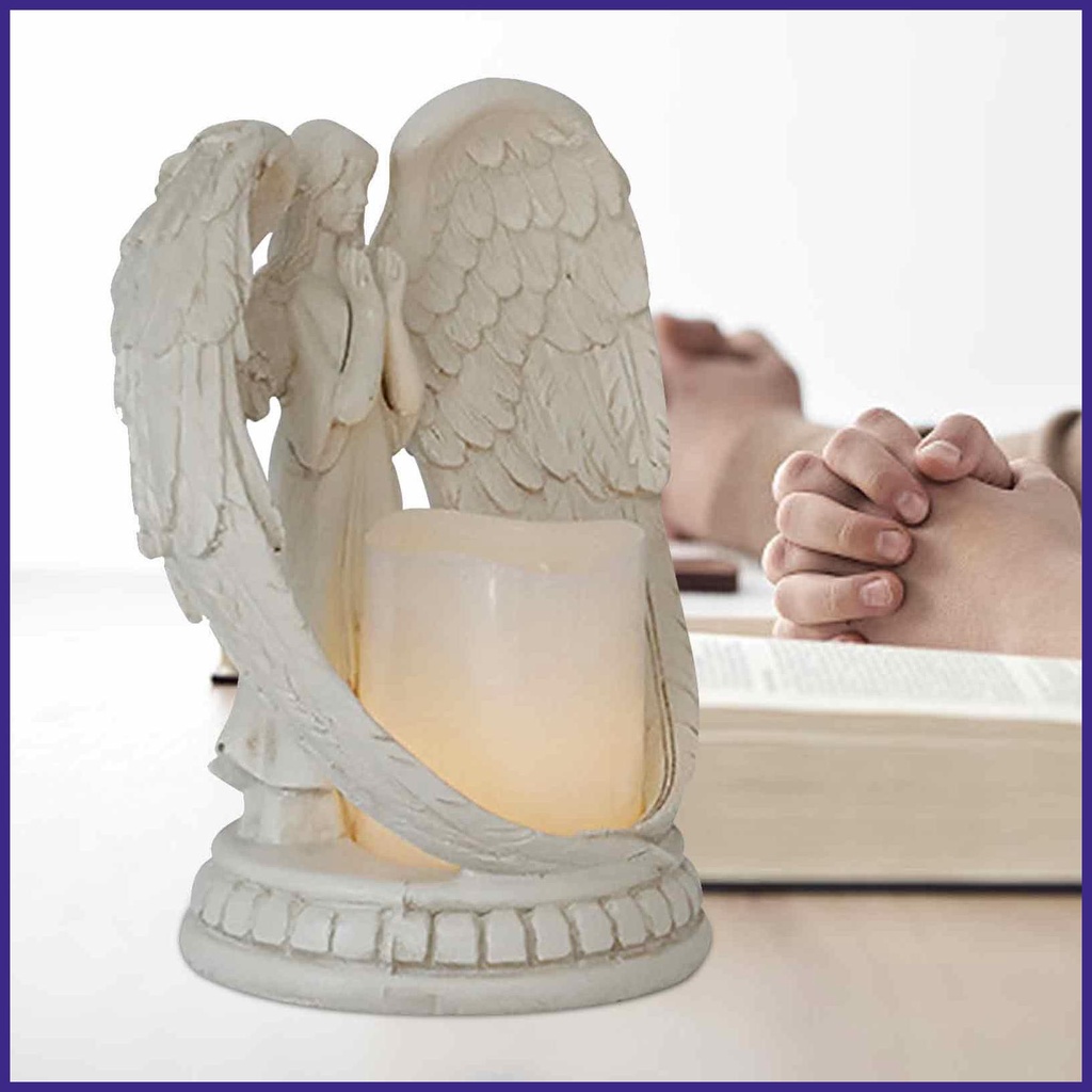 Angel Candle Holder Memorial Angel Wings Tealight Candle Supporter Memorial Gifts for Loss Of Loved One Grieving smbmy