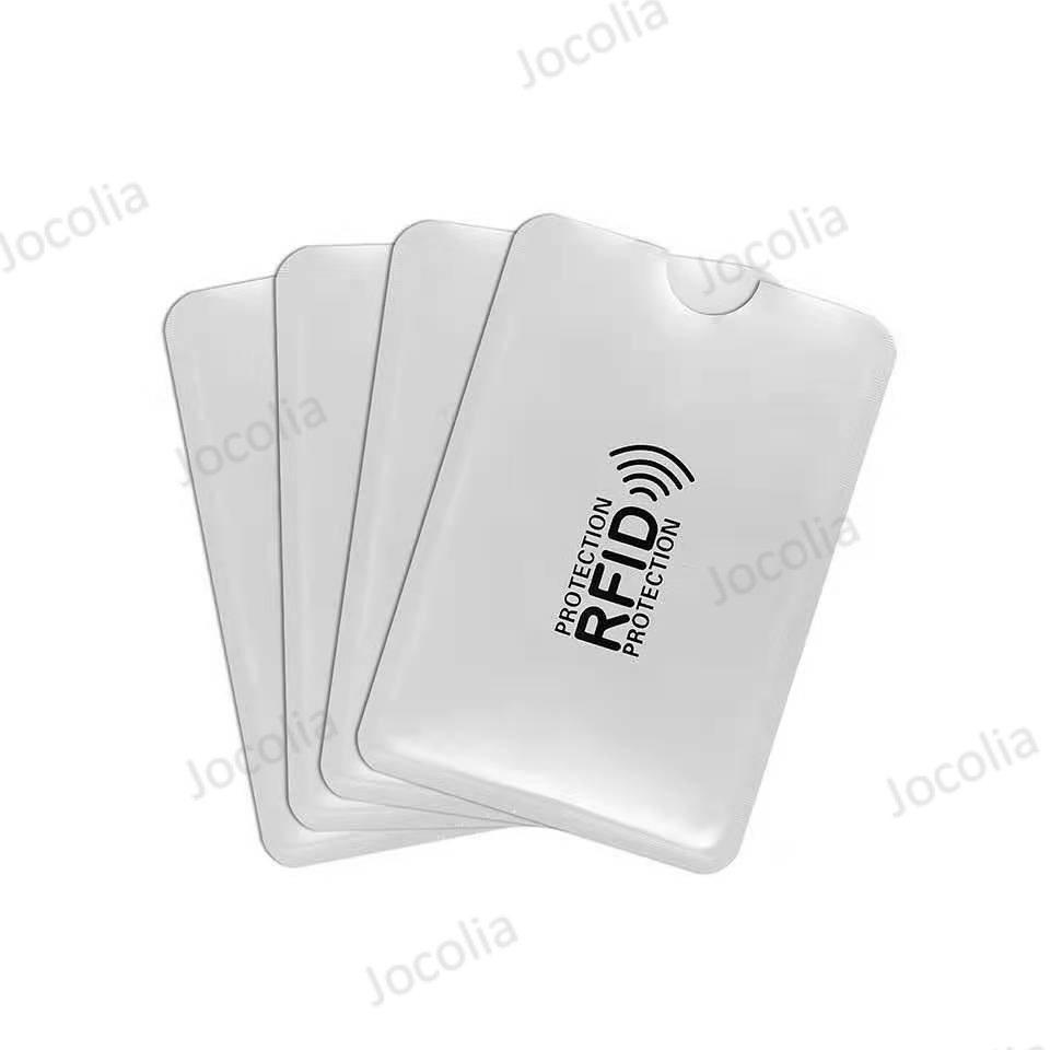 Anti Rfid Blocking Reader Lock Bank Card Holder Id Bank Card Case Protection Metal Credit Nfc Holder Secured Protection