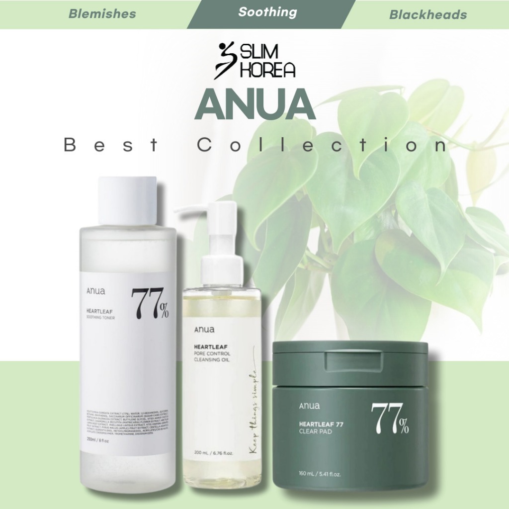 ANUA Best Collection/Heartleaf Soothing Toner, Toner Pad, Pore Control Cleansing Oil/facial korean serum toner calming