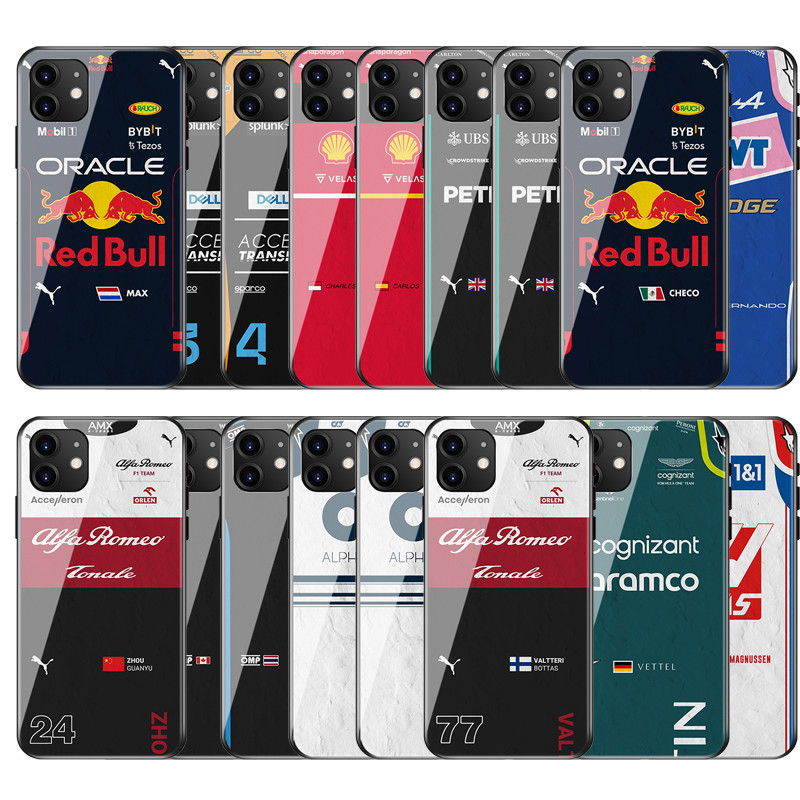 Apple 14/f1 Grand Prize Racer Competition Suit Phone Case Suitable for iphone Phone Case Customized Red Bull/Benz/Ferrari Racing Merchandise Phone Case Unique Phone Protective Cases