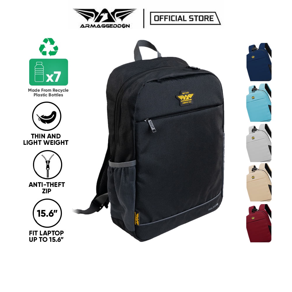 Armaggeddon Reload Eco Friendly 15.6" Laptop Backpack | Comfortable and Light Weight