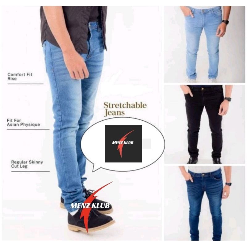 AS 511 Slimfit Jeans 28-40Pemakaian Yang Selesa Untuk Berkerja Dan Sebarang