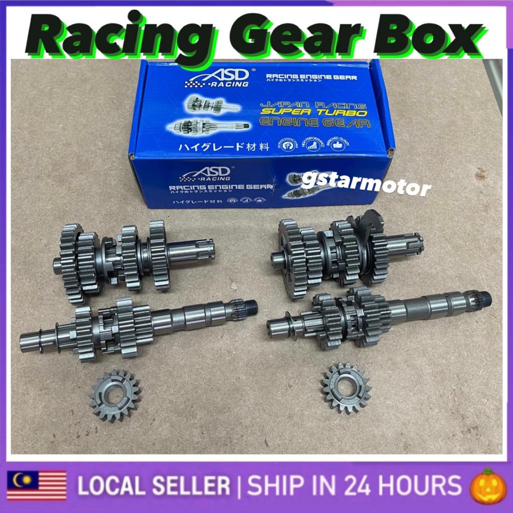 ASD RACING LC LC135 4S AUTO / CLUTCH ES RACING GEAR BOX SET ENGINE GEARBOX RACE LC4S SAMA IKK CARDINALS SWIPOH ESPADA