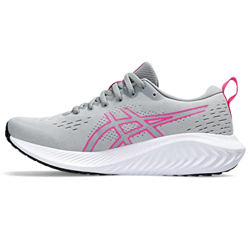 ASICS Women's Gel-Excite 10 Running Shoes, 9, Piedmont Grey/HOT Pink