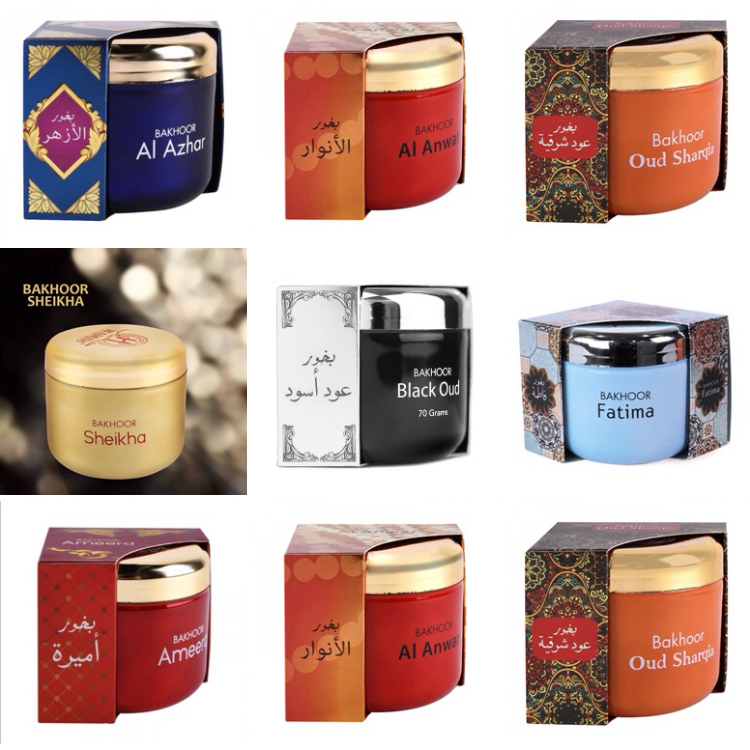 ￼Bakhoor Ameera , Al Azahar , Al Anwar, Oud Sharqia and Sheikha dubai 70g