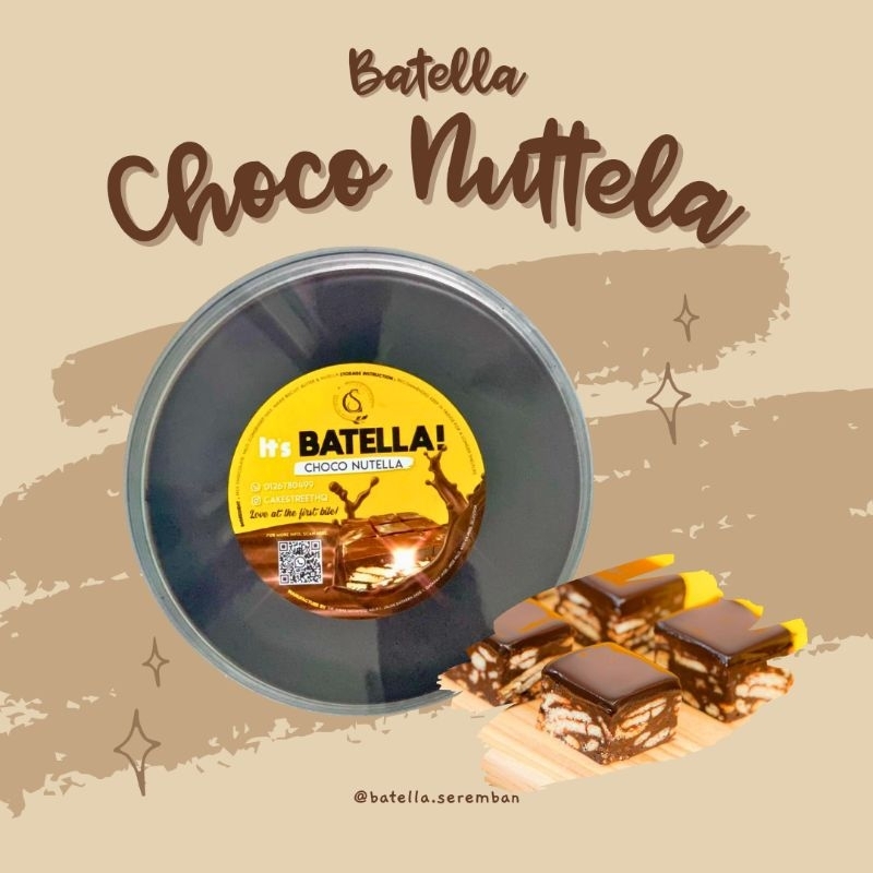 Batella Kek Batik choconutella, chocobiscoff, Dark Chocolate & Chappuchino | Review by Khairul Aming