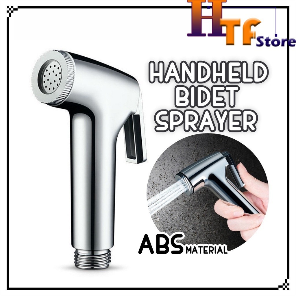 Bathroom Handheld Bidet Sprayer Hose Shower Head Booster Hand Wash Bidet Tap Flushing Pressurization Toilet Spray Gun