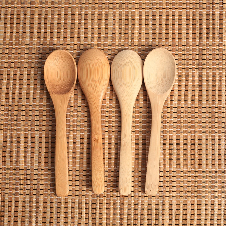 BC Small Wooden Spoon Kitchen Utensils for Tea Jar Safe For Kids Eco-friendly Sudu Kayu Kecil Tiada Bahan Kimia