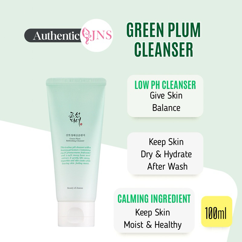 Beauty Of Joseon Green Plum Refreshing Cleanser/Mung Bean Seed Extract (100ml)