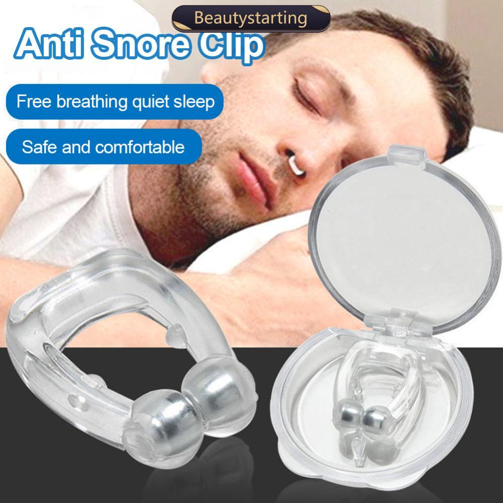 BEAUTYSTARTING Anti-Snoring Corrector Snore Prevention Gadget Anti-Snore Device Snore Elimination Nose Clip D6F6