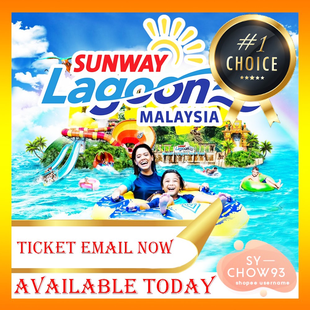 [BELI 2 RM40 OFF] Sunway Lagoon tiket Theme Park Ticket Promotion