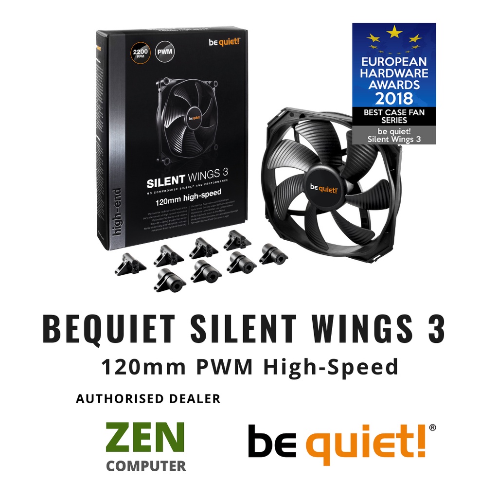 # BEQUIET!™️ Silent Wings 3 120mm PWM High-Speed | No Compromise Silence & Performance #