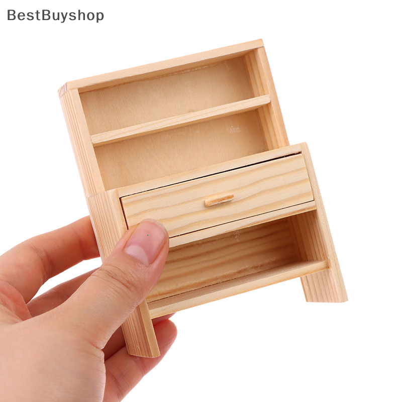 【BestBuyshop】 1Pc 1:12 Dollhouse Miniature Bookcase Locker Study Cabinet Handcrafted Furniture Model Decor Toy Doll House Accessories Hot