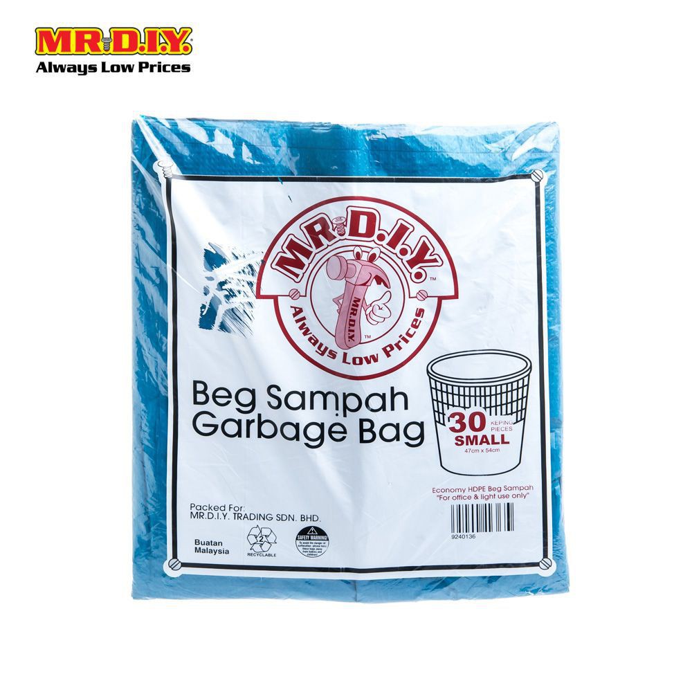 [Best Seller] (MR.DIY) Eco-Friendly Garbage Bags Small (30pcs)