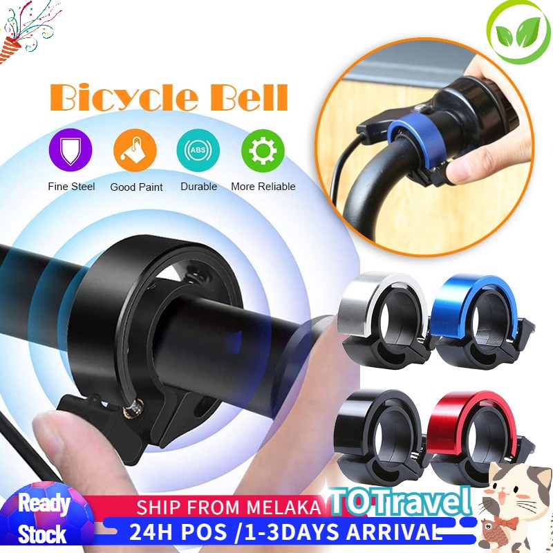 Bicycle Bell Horn MTB Alarm Rings Road Bike Horn Sound Alarm Safety Cycling Handlebar Metal Ring Bicycle Loceng basikal