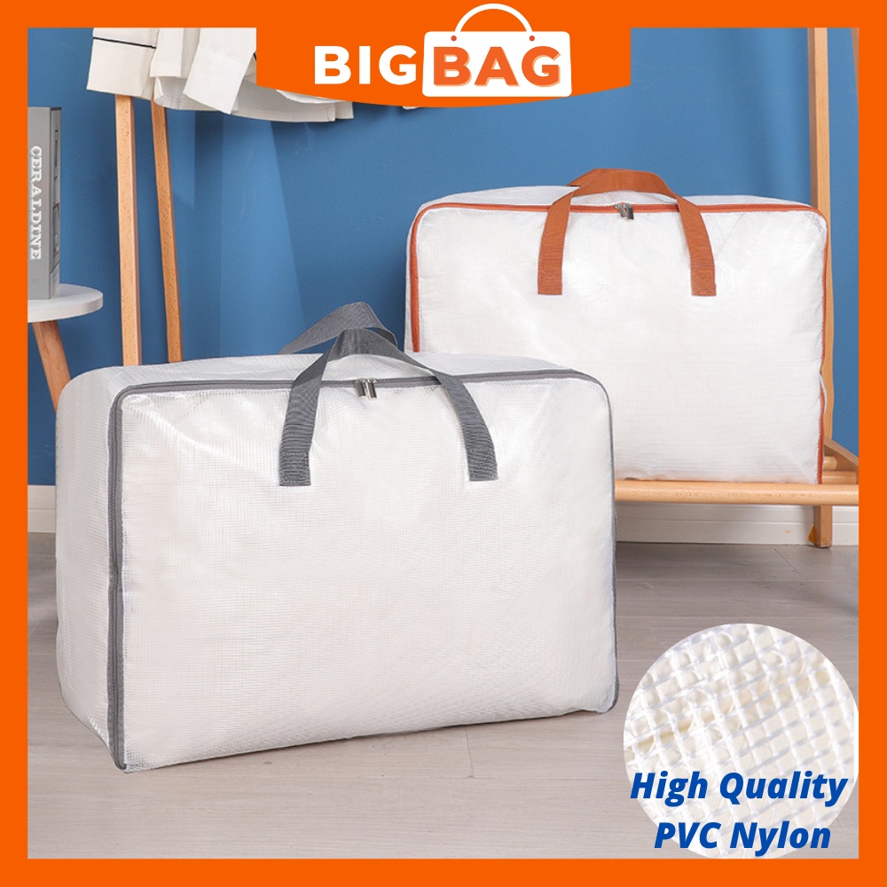 BIG BAG Beg Toto Waterproof Transparent Storage Bag Comforter Storage Bag Blanket Bag Pillow Beg Cadar Plastik Toto