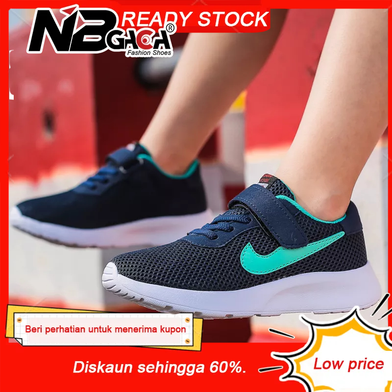 Black & Blue Size 28-40 EVA Shoe Sole Light - Breathable 2-17 Years Boys & Girls Running Shoes Sports Shoes Sneakers In Stock