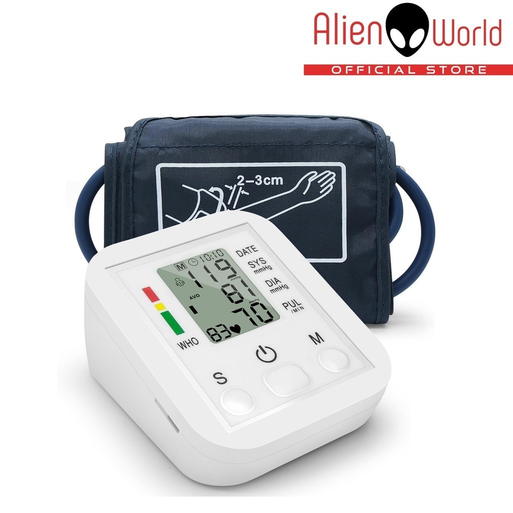 Blood Pressure Heart Beat Monitor Sphygmomanometer Monitor | Mesin Check Tekanan Darah | 血压监测仪