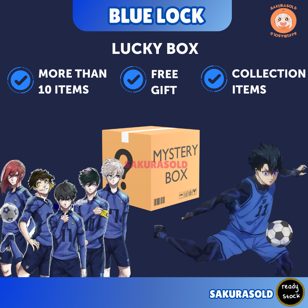 Blue Lock Gift Box Blue Lock Set Box Blue Prison Keychain Isagi Nagi Chigiri Bachira Keychain Blue Lock Sticker Gift Box