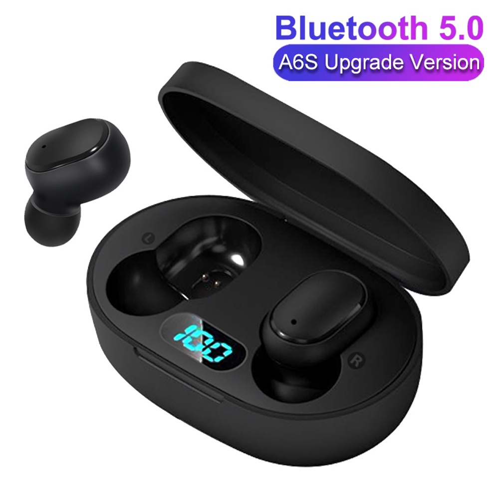 Bluetooth Earphones 5.0 Wireless Earbuds With Microphone HiFi Headphones Smart Touch Tws Noise Cancelling Earpods For Sports