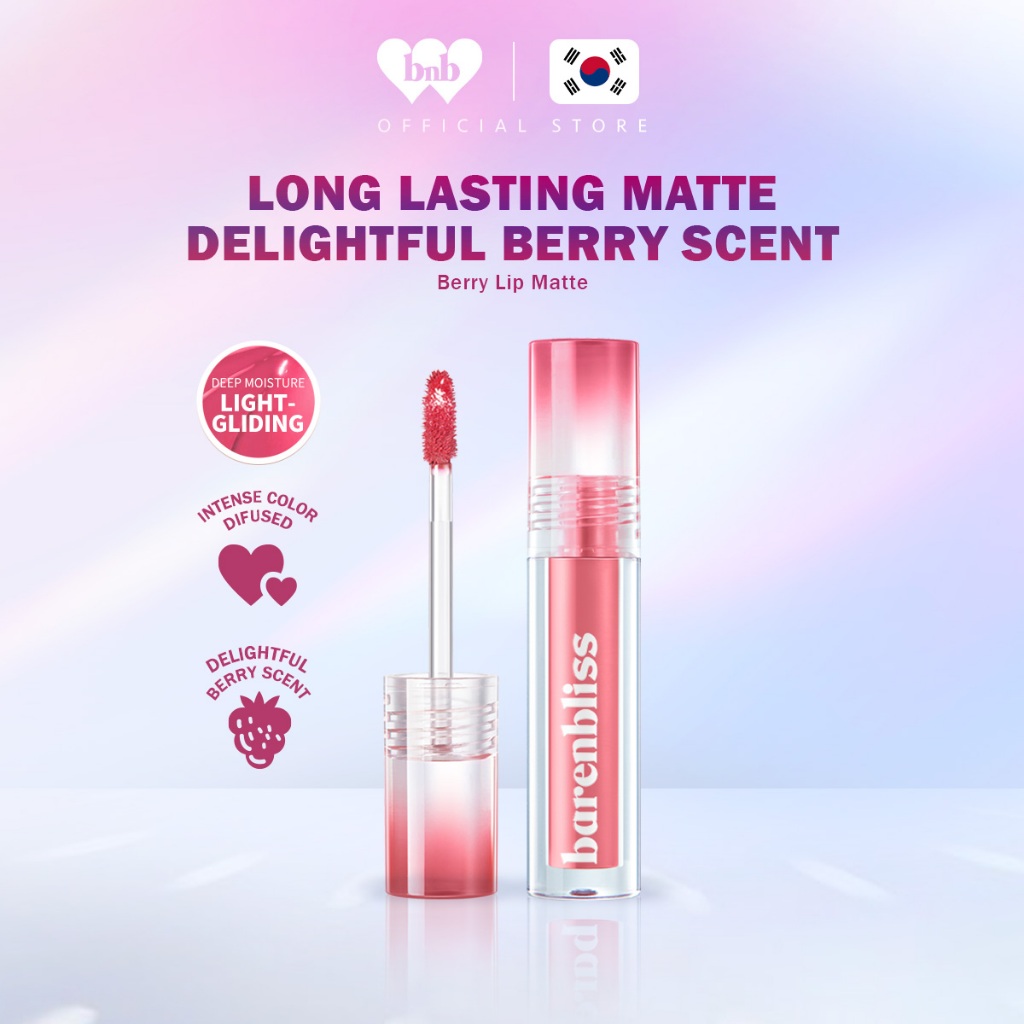 BNB barenbliss Berry Makes Comfort Lip Matte Korea Liquid Lipstick Deep Moisture (3g)