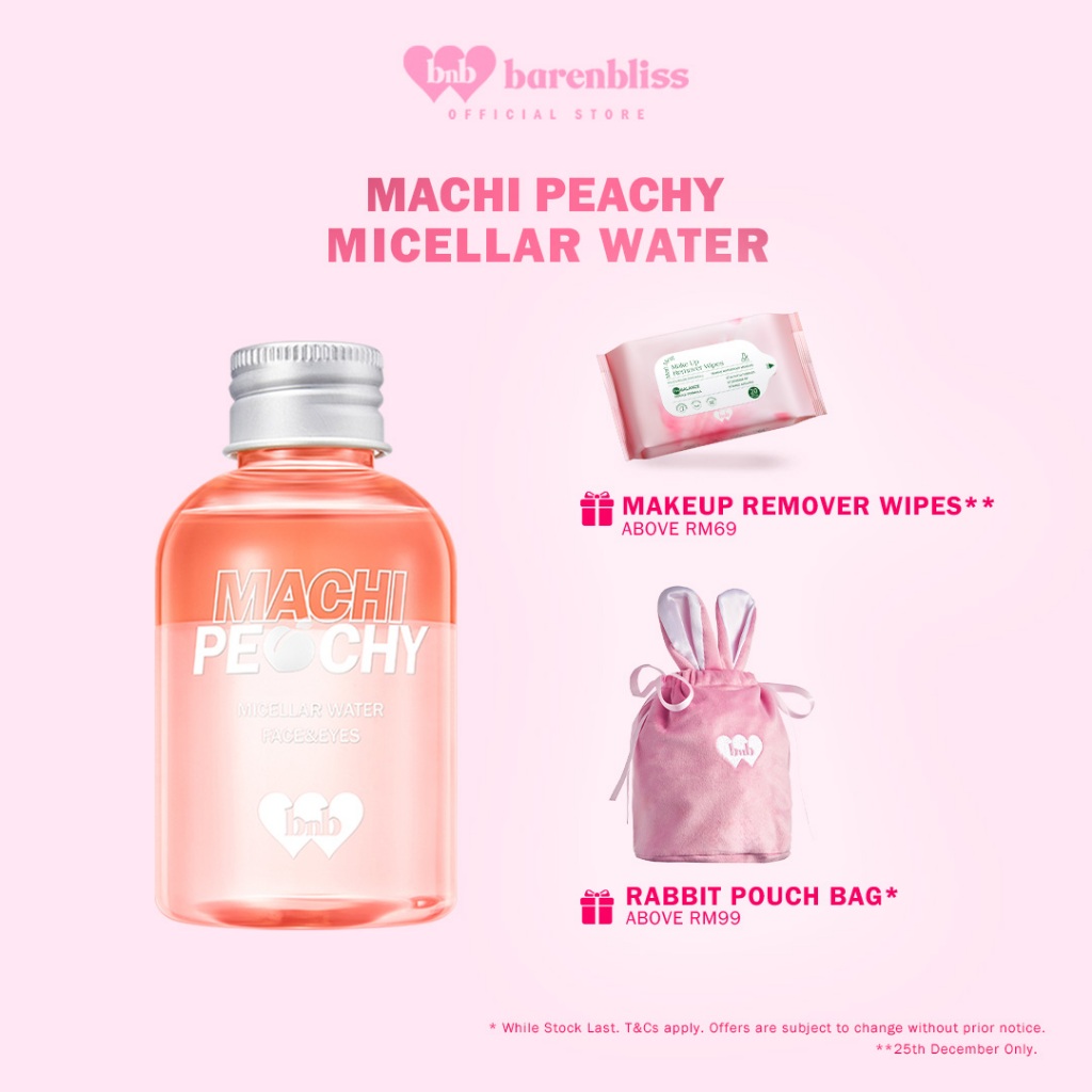 BNB barenbliss Machi Peachy Micellar Water Mineral Oil Free [All Face Gentle Cleansing] (100ml)