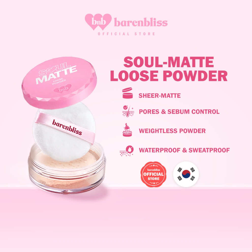 BNB barenbliss Soul-Matte Loose Powder Pores & Sebum Control 6.8g