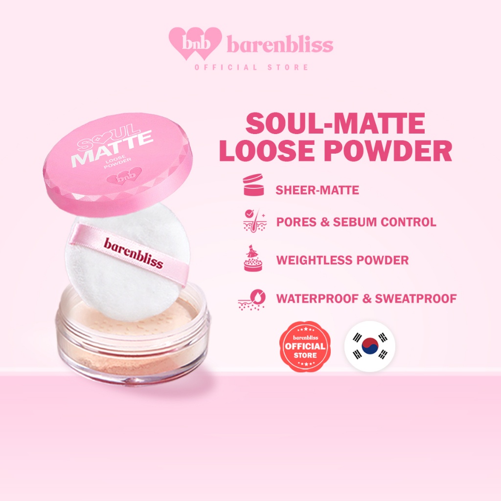 BNB barenbliss Soul-Matte Loose Powder Pores & Sebum Control 6.8g