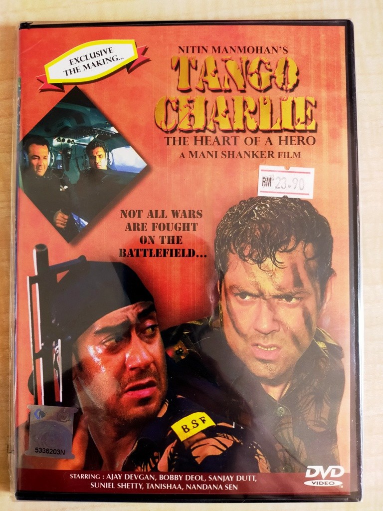 Bollywood Hindi Movie Tango Charlie The Heart of A Hero DVD Ajay Devgan Bobby Deol Sanjay Dutt Suniel Shetty