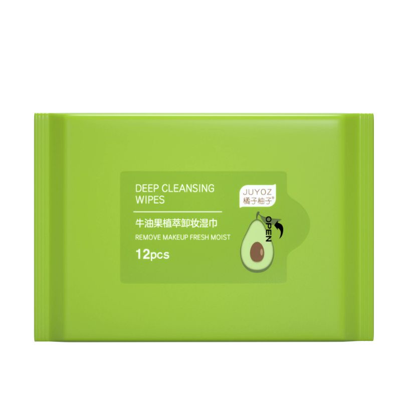 BORONG Juyoz [12pcs/pack] Deep Cleansing Wipes Remove Makeup Fresh Moist Make up removal