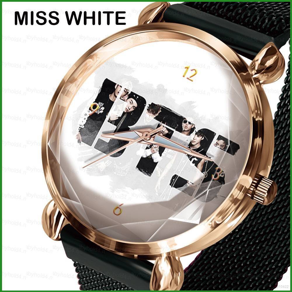 BTS Watch Men Women Quartz Watches Students Digital No Scale Watches Fashion DIY Gifts Unisex BTS Band Collection