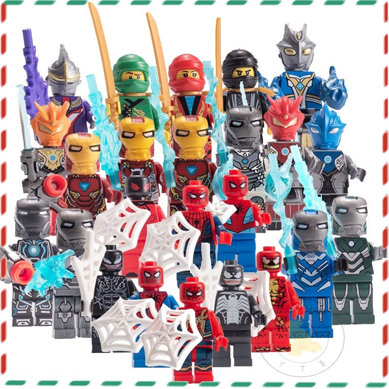 Building Blocks Children's Assembling Figurines Marvel Superhero Minifigures