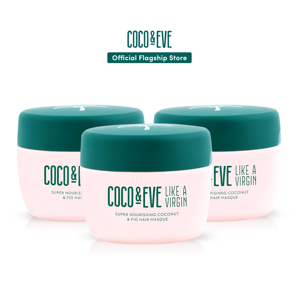 Coco & Eve Like a Virgin Hair Mask Bundle of 3